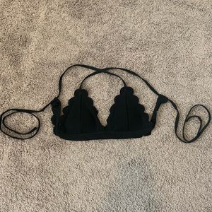 Zaful bikini top black size M